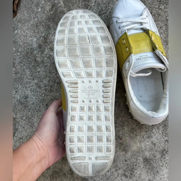 Valentino Garavani Open Rockstud low-top  sneakers, size 41 - Picture 10 of 14